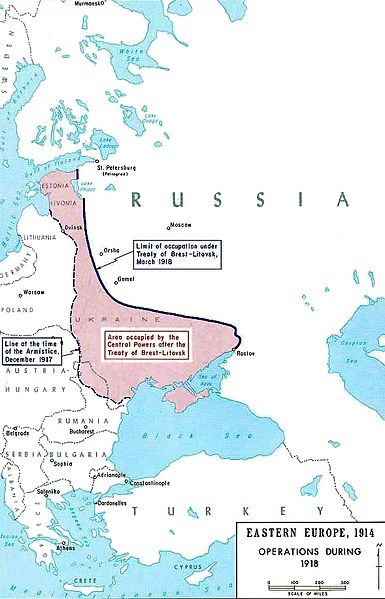 Bielorrusia y el poder soviético (1917-1939) 385px-armisticebrestlitovsk